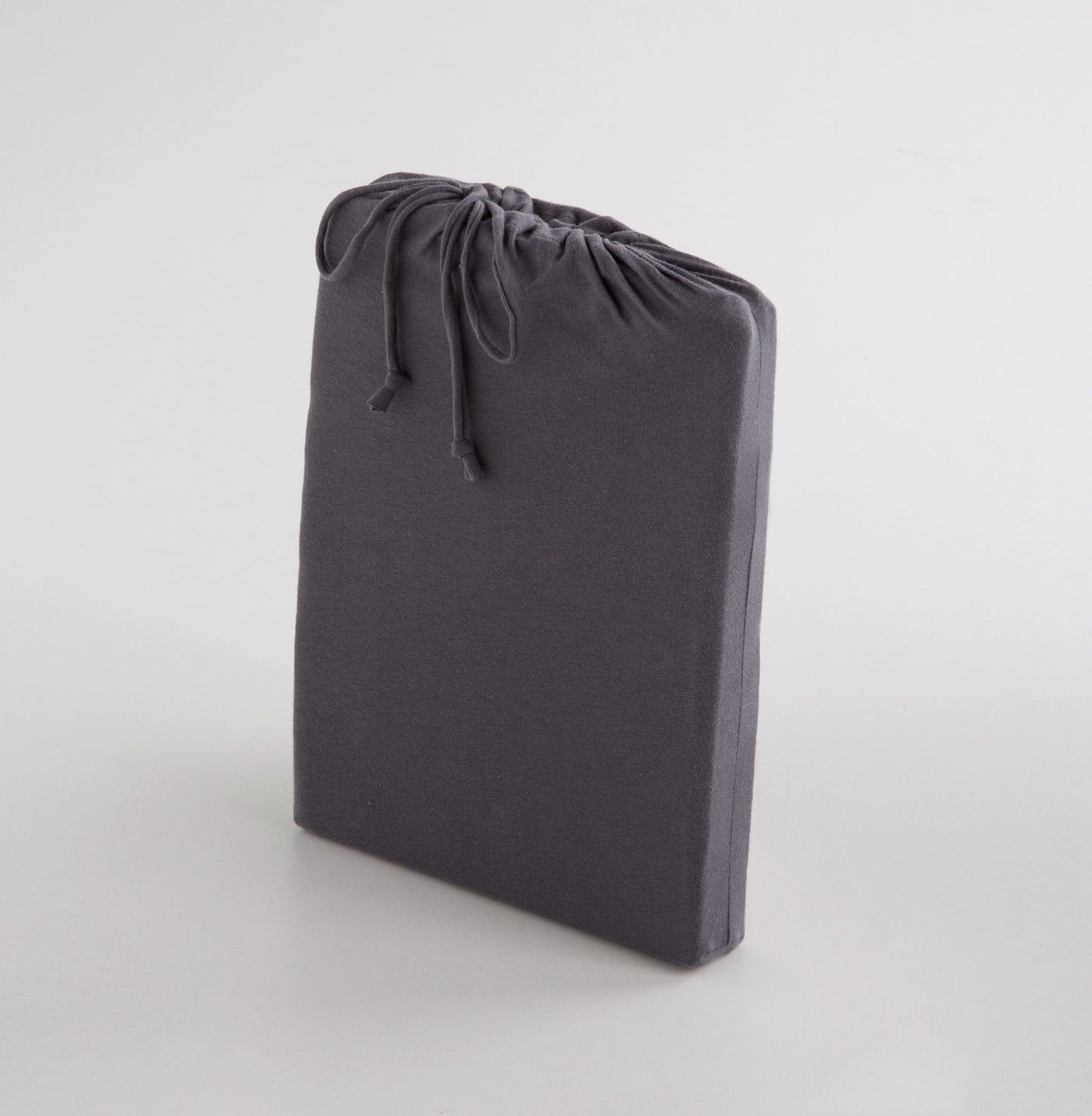 Sábana Bajera de Jersey Gris Oscuro | 100% Algodón