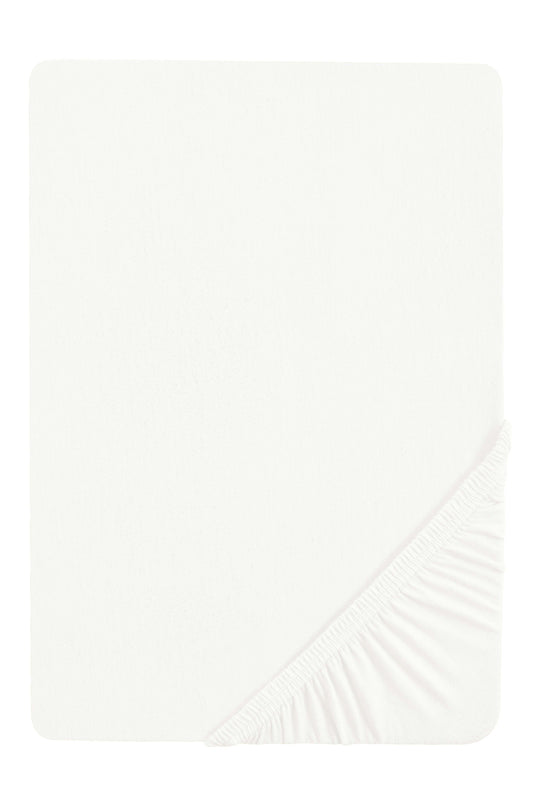 Sábana Bajera Alemana Jersey | Blanca